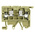 Weidmuller SAK Series Brown Fused DIN Rail Terminal, 4mm², Single-Level, Screw Termination, Fused