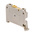 Weidmuller SAK Series Beige, Yellow DIN Rail Terminal Block, 4mm², 1-Level, Screw Termination