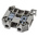 RS PRO Beige Feed Through Terminal Block, Single-Level, Screw Termination