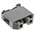 RS PRO Beige Feed Through Terminal Block, Single-Level, Screw Termination