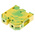RS PRO Green, Yellow Earth Terminal Block, Double-Level, Screw Termination
