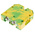 RS PRO Green, Yellow Earth Terminal Block, Double-Level, Screw Termination