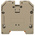 RS PRO Beige Feed Through Terminal Block, Double-Level, Screw Termination