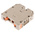 RS PRO Beige Feed Through Terminal Block, Double-Level, Screw Termination