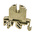 RS PRO Beige Feed Through Terminal Block, Single-Level, Screw Termination
