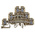 RS PRO Beige Feed Through Terminal Block, Triple-Level, Screw Termination