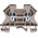 RS PRO DIN Rail Terminal Block, 2.5mm², Single-Level, Screw Termination