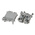 RS PRO DIN Rail Terminal Block, 4mm², Single-Level, Screw Termination