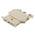 RS PRO Grey Fused DIN Rail Terminal, Single-Level, Screw Termination, Fused