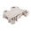 RS PRO Beige DIN Rail Terminal Block, 10mm², Screw Termination