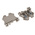 RS PRO Beige DIN Rail Terminal Block, 6mm², Screw Termination