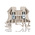 RS PRO Beige DIN Rail Terminal Block, 2.5mm², Screw Termination