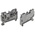 RS PRO Grey DIN Rail Terminal Block, 2.5mm²