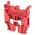 Entrelec SNA Series Red DIN Rail Terminal Block, 4mm², Single-Level, Screw Termination