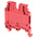 Entrelec SNA Series Red DIN Rail Terminal Block, 4mm², Single-Level, Screw Termination