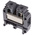 Entrelec SNA Series Grey DIN Rail Terminal Block, 16mm², Single-Level, Screw Termination