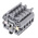 Entrelec MB Series Grey Fused DIN Rail Terminal, 10mm², Screw Termination, Fused