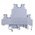 Entrelec SNA Series Grey DIN Rail Terminal Block, 4mm², Double-Level, Screw Termination