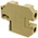 Weidmuller SAK Series Brown Feed Through Terminal Block, 10mm², Single-Level, Screw Termination