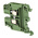 Entrelec SNA Series Green DIN Rail Terminal Block, 4mm², Single-Level, Screw Termination
