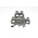 Entrelec SNA Series Grey DIN Rail Terminal Block, 2.5mm², Double-Level, Screw Termination