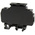 Entrelec MU Series Black Fused DIN Rail Terminal, 10mm², Screw Termination, Fused