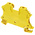 Weidmuller WDU Series Yellow Feed Through Terminal Block, 2.5mm², Single-Level, Screw Termination, ATEX