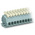 Wago 261 Series Grey Terminal Strip, 1-Level
