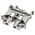 Phoenix Contact UK 5 N Series Grey DIN Rail Terminal Block, 0.2 → 4mm², Single-Level, Screw Termination