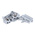 Wago 281 Series Grey Fuse Terminal Block, 4mm², Single-Level, Cage Clamp Termination, Fused