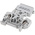 Wago 281 Series Grey Fuse Terminal Block, 4mm², Single-Level, Cage Clamp Termination, Fused