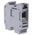 Entrelec SNA Series Grey DIN Rail Terminal Block, 70mm², Single-Level, Screw Termination