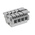 Wago 261 Series Grey Terminal Strip, 2.5mm², Single-Level, Cage Clamp Termination