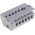 Wago 260 Series Grey Terminal Strip, 1.5mm², Single-Level, Cage Clamp Termination