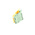 Entrelec SNA Series Green/Yellow Earth Terminal Block, 16mm², Single-Level, Screw Termination