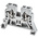 Wago 870 Series Grey DIN Rail Terminal Block, 2.5mm², Single-Level, Cage Clamp Termination