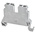 Wago 870 Series Grey DIN Rail Terminal Block, 2.5mm², Single-Level, Cage Clamp Termination