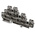 Wago 870 Series Grey Terminal Block, 2.5mm², Triple-Level, Cage Clamp Termination