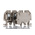 Weidmuller WDU Series Brown Feed Through Terminal Block, 10mm², Single-Level, Screw Termination, ATEX, IECEx