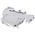 Entrelec M Series Grey Fused DIN Rail Terminal, 4mm², Double-Level, Screw Termination, Fused