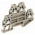 Weidmuller WDK Series Dark Beige DIN Rail Terminal Block, 1.5mm², Double-Level, Screw Termination, ATEX, IECEx