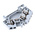 Wago 281 Series Grey Feed Through Terminal Block, 4mm², Single-Level, Cage Clamp Termination