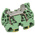 Weidmuller ZPEA Series Green/Yellow Earth Terminal Block, 2.5mm², Single-Level