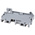Phoenix Contact ST 4 Series Grey DIN Rail Terminal Block, 0.2 → 6mm², Single-Level, Spring Clamp Termination