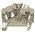Weidmuller ZDU Series Beige Feed Through Terminal Block, 2.5mm², Single-Level, Clamp Termination