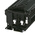 Phoenix Contact UK6.3-HESI Series Black Fused DIN Rail Terminal, 1.5mm², Single-Level, Screw Termination, Fused