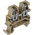 Weidmuller AKZ Series Brown DIN Rail Terminal Block, 1.5mm², Single-Level, Screw Termination