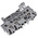Wago TOPJOB S, 2002 Series Grey Feed Through Terminal Block, 2.5mm², Single-Level, Push-In Cage Clamp Termination,