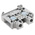 Phoenix Contact UT 16 Series Grey Feed Through Terminal Block, 1.5 → 25mm², Single-Level, Screw Termination, ATEX