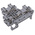Phoenix Contact UTTB 2.5 Series Grey Double Level Terminal Block, 0.14 → 4mm², Double-Level, Screw Termination,